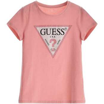 Abbigliamento Bambina T-shirt maniche corte Guess J2YI51K6YW1 J2YI51K6YW1 Rosa