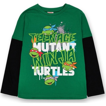 Abbigliamento Bambino T-shirts a maniche lunghe Teenage Mutant Ninja Turtles NS7634 Verde