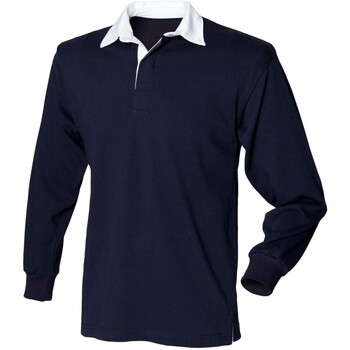 Abbigliamento Unisex bambino T-shirts a maniche lunghe Front Row FR109 Blu