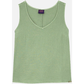 Abbigliamento Donna T-shirt maniche corte Oxbow Débardeur CALLUMA Verde