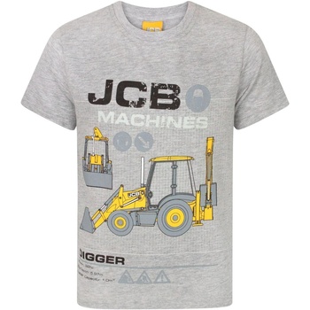 Abbigliamento Unisex bambino T-shirt maniche corte Jcb NS7641 Grigio