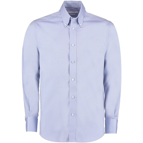Abbigliamento Uomo Camicie maniche lunghe Kustom Kit K188 Blu