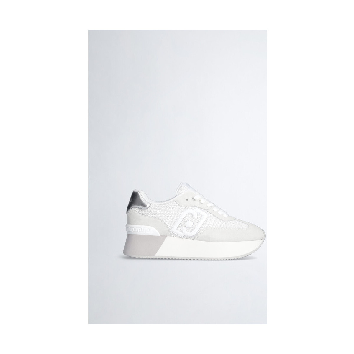 Scarpe Donna Sneakers Liu Jo sneakers white-silver in brighty mesh BA4081PX Bianco
