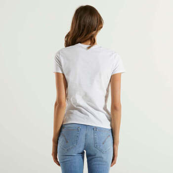 Elisabetta Franchi t-shirt con charms bianca Bianco