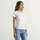 Abbigliamento Donna T-shirt maniche corte Elisabetta Franchi t-shirt con charms bianca Bianco