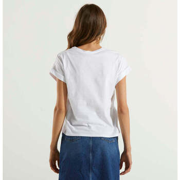 Twin Set t-shirt con accessorio oval T bianca Bianco