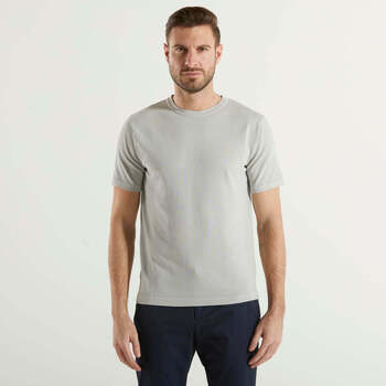 Abbigliamento Uomo T-shirt maniche corte Dondup t-shirt mezza manica girocollo in filo Grigio