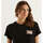 Abbigliamento Donna T-shirt maniche corte Twin Set t-shirt con etichetta logo e ricamo nera Nero