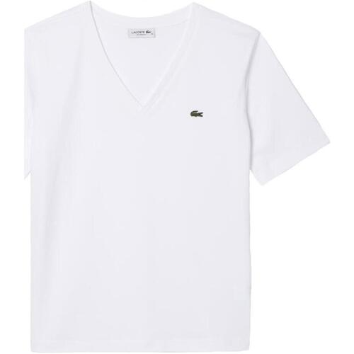 Abbigliamento Donna T-shirt maniche corte Lacoste  Bianco