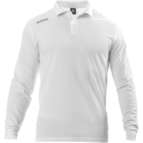 Abbigliamento T-shirt & Polo Errea Polo Team Colour 2012 Ml Bianco