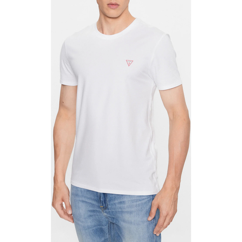 Abbigliamento Uomo T-shirt maniche corte Guess M2YI24-J1314 Bianco
