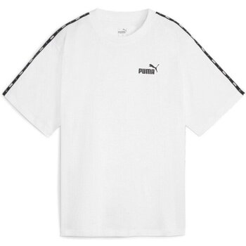 Abbigliamento Donna T-shirt maniche corte Puma T-shirt Donna Essentials Tape Bianco