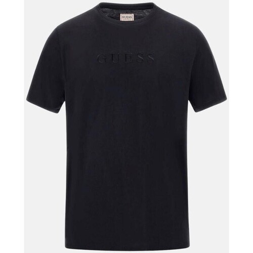 Abbigliamento Uomo T-shirt maniche corte Guess M2BP47 K7HD0 Nero