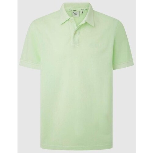 Abbigliamento Uomo T-shirt maniche corte Pepe jeans PM542099 NEW OLIVER GD Verde