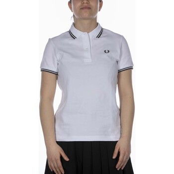 Abbigliamento Donna T-shirt & Polo Fred Perry Fp Twin Tipped Fred Perry Shirt Bianco