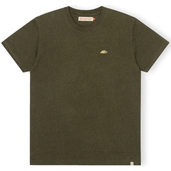 Abbigliamento Uomo T-shirt & Polo Revolution T-Shirt Regular 1342 TEN - Army/Melange Verde