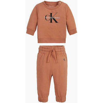 Abbigliamento Bambino Tuta Calvin Klein Jeans  Marrone
