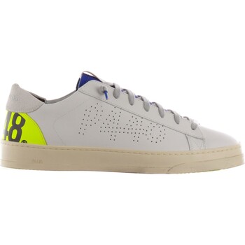 Scarpe Uomo Sneakers P448 150679 Bianco - Blu