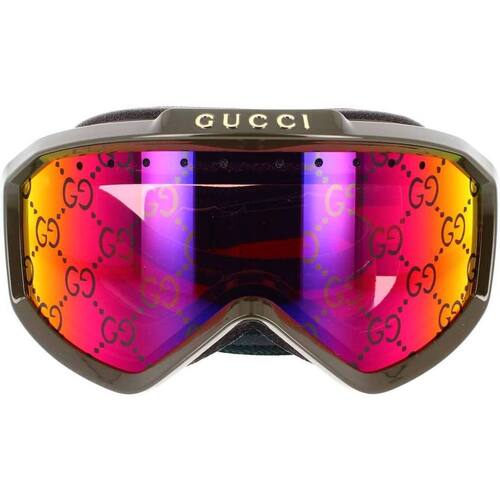 Accessori Accessori sport Gucci Occhiali da Sole  Maschera da Sci e Snowboard GG1210S 003 Kaki