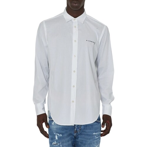Abbigliamento Uomo Camicie maniche lunghe John Richmond UMP24230CA Bianco