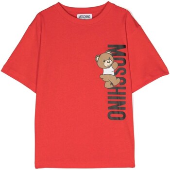 Abbigliamento Bambino T-shirts a maniche lunghe Moschino HVM03RLAA02 Rosso