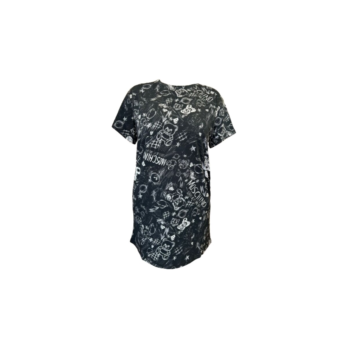 Abbigliamento Donna T-shirt & Polo Moschino MAXI T-SHIRT ES24MO07 Nero