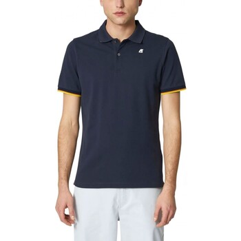 Abbigliamento Uomo T-shirt & Polo K-Way Polo Vincent Blue Depth Blu