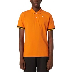 Abbigliamento Uomo T-shirt & Polo K-Way Polo Vincent Orange Arancio