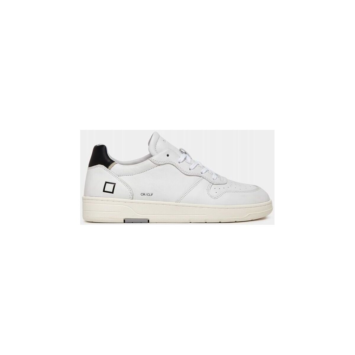 Scarpe Uomo Sneakers Date M997-CR-CA-WB - COURT CALF-WHITE BLACK Bianco