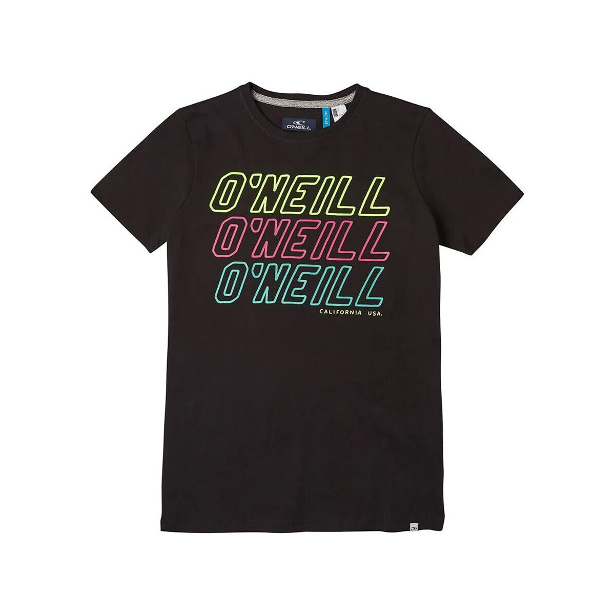 Abbigliamento Bambino T-shirt & Polo O'neill 1A2497-9010 Nero