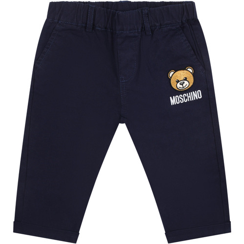 Abbigliamento Bambino Pantaloni Moschino Kid MUP04U LUA02 40016 Blu