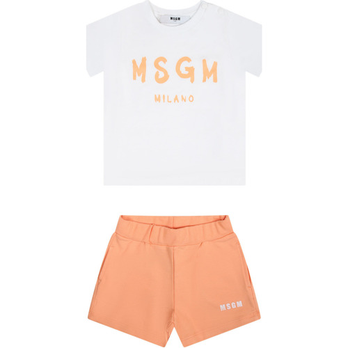 Abbigliamento Unisex bambino Completi Msgm Kids S4MSNBTR320 001/76 Arancio