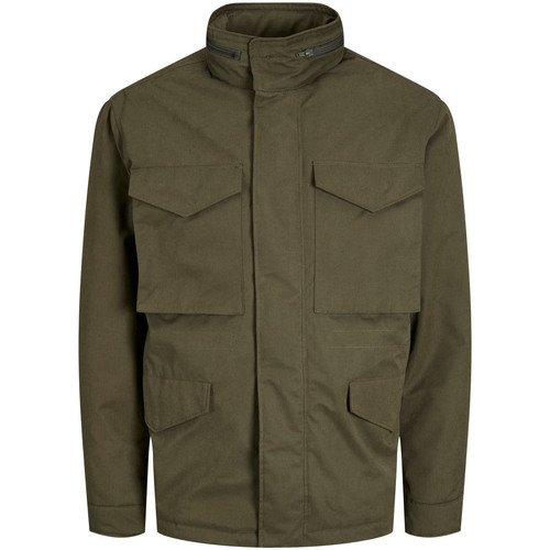 Abbigliamento Uomo Piumini Jack & Jones Corps Field Jacket Verde