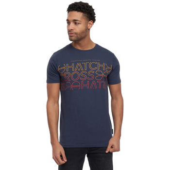 Abbigliamento Uomo T-shirts a maniche lunghe Crosshatch BG776 Blu