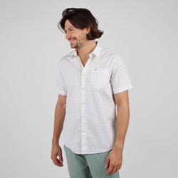 Abbigliamento Uomo Camicie maniche lunghe Oxbow Chemise CHAVES Bianco