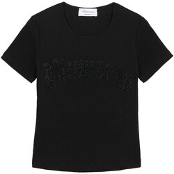 Abbigliamento Donna T-shirt maniche corte Blumarine T-SHIRT COSTINA Nero