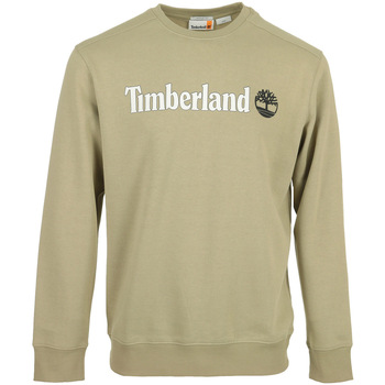 Timberland Linear Logo Crew Neck Beige