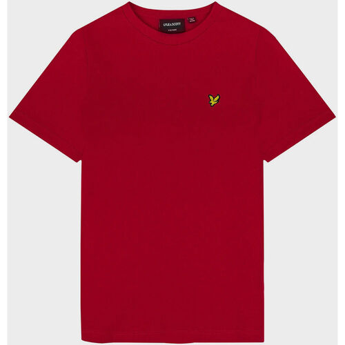 Abbigliamento Bambino T-shirt & Polo Lyle And Scott T-SHIRT PLAIN RAGAZZO Rosso