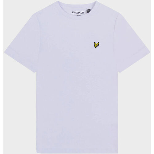 Abbigliamento Bambino T-shirt & Polo Lyle And Scott T-SHIRT PLAIN RAGAZZO Bianco