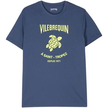 Abbigliamento Uomo T-shirt maniche corte Vilebrequin T-SHIRT T/P WASHED Blu