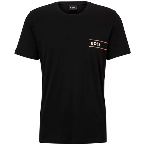 Abbigliamento Uomo T-shirt maniche corte BOSS Jersey Nero