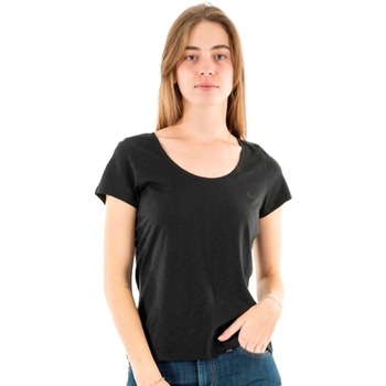 Abbigliamento Donna T-shirt maniche corte Superdry scoop Nero
