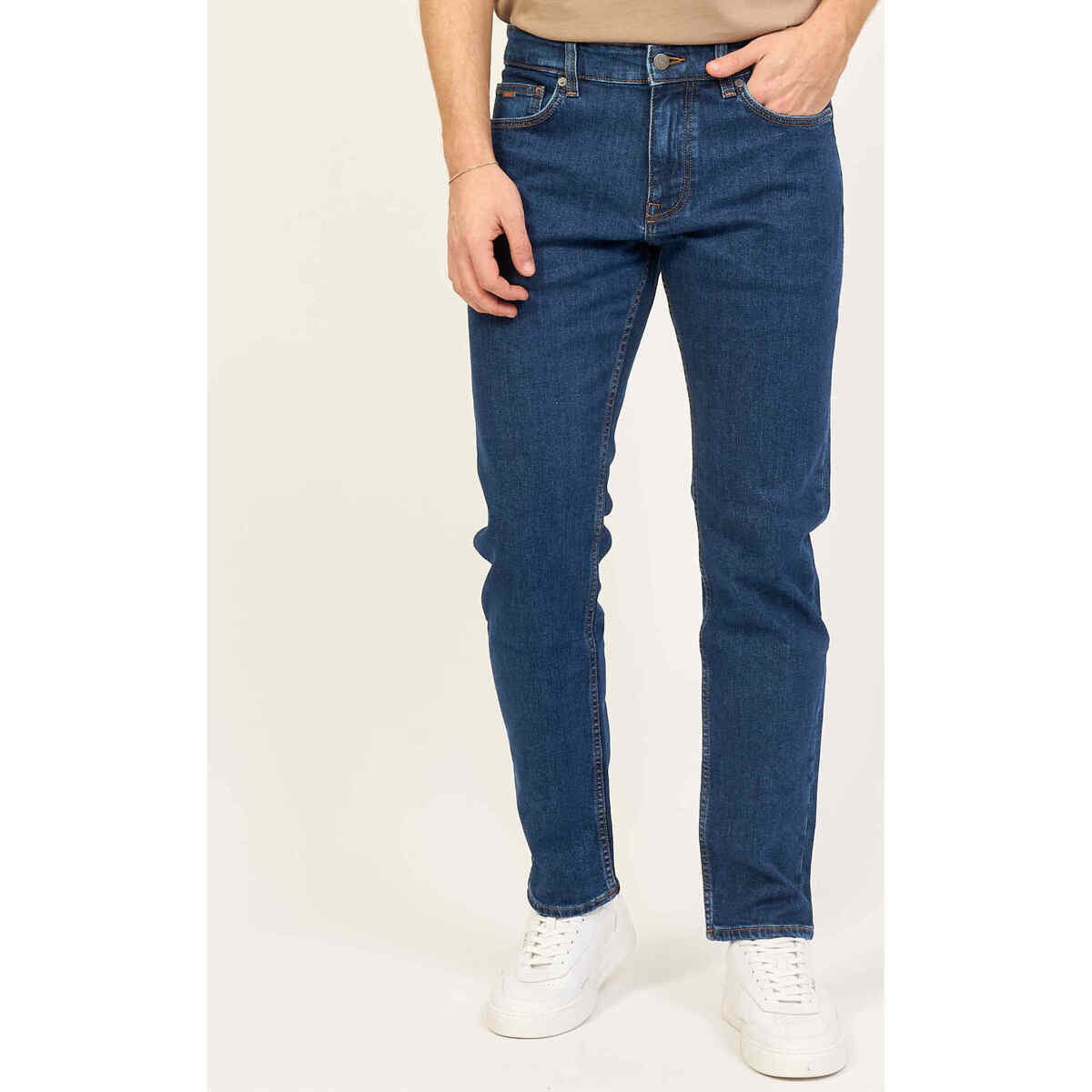 Abbigliamento Uomo Jeans BOSS Pantaloni chino uomo  slim fit Blu
