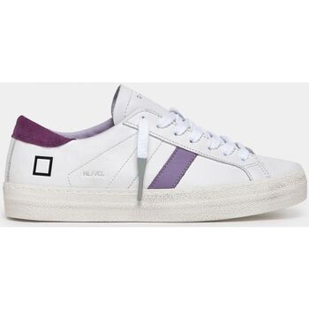 Scarpe Donna Sneakers Date W401-HL-VD-IP - HILL LOW VINT.COLORED-WHITE PURPLE Bianco