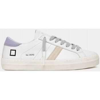 Scarpe Donna Sneakers Date W401-HL-VC-HL - HILL LOW VINTAGE-WHITE LILAC Bianco