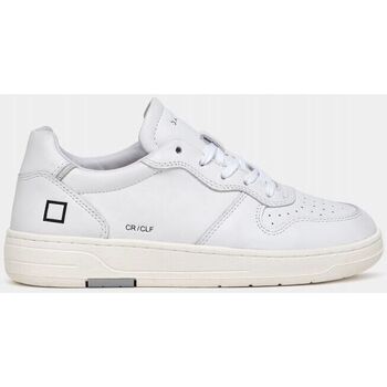 Scarpe Donna Sneakers Date W997-CR-CA-WH COURT CALF-WHITE Bianco