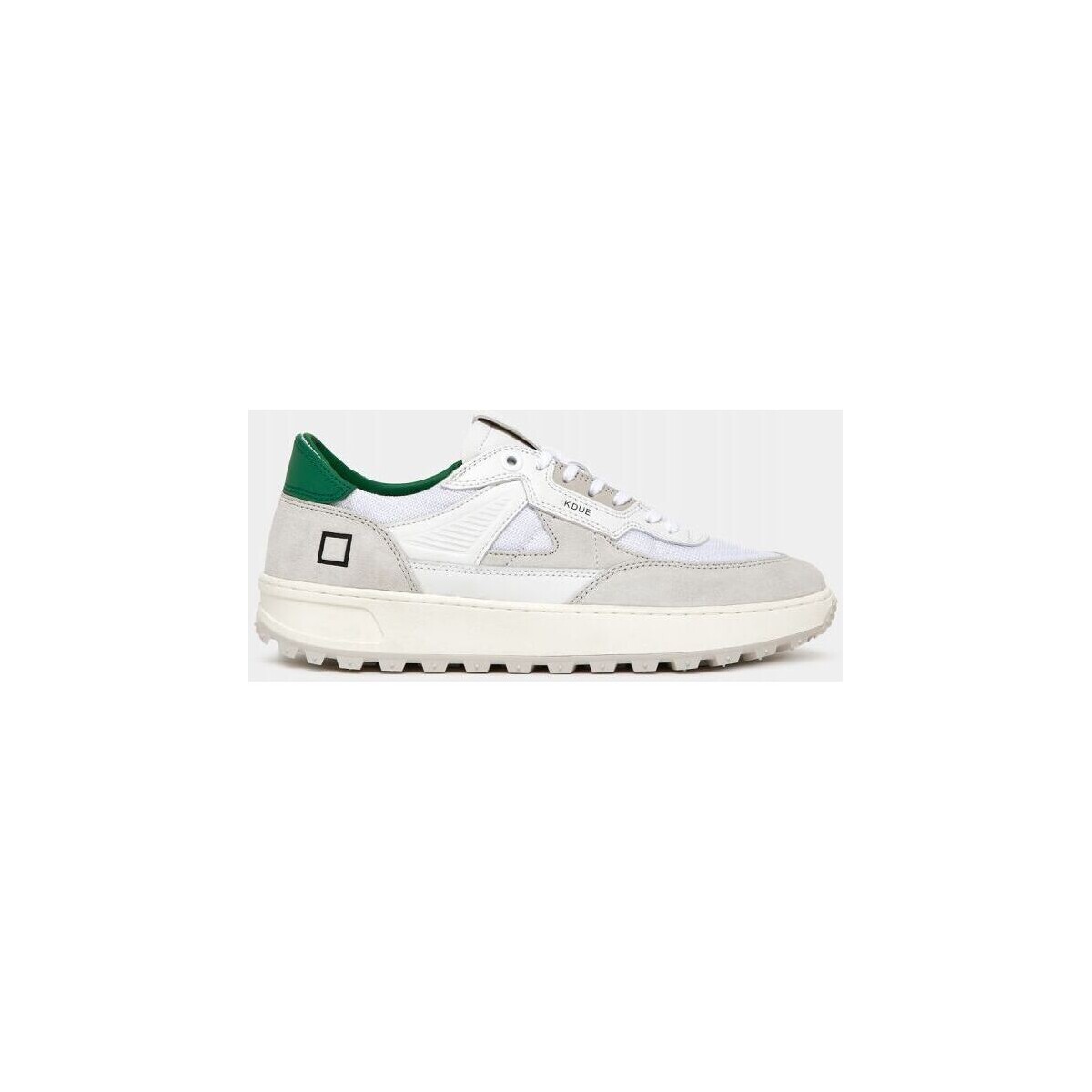 Scarpe Uomo Sneakers Date M401-K2-CO-WG - KDUE-WHITE GREEN Bianco