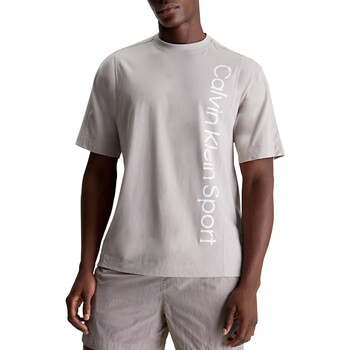Abbigliamento Uomo T-shirt maniche corte Calvin Klein Jeans 00GMS4K173 Beige