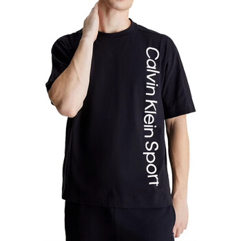 Abbigliamento Uomo T-shirt maniche corte Calvin Klein Jeans 00GMS4K173 Nero