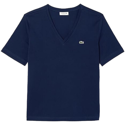 Abbigliamento Donna T-shirt maniche corte Lacoste TF7300 Blu